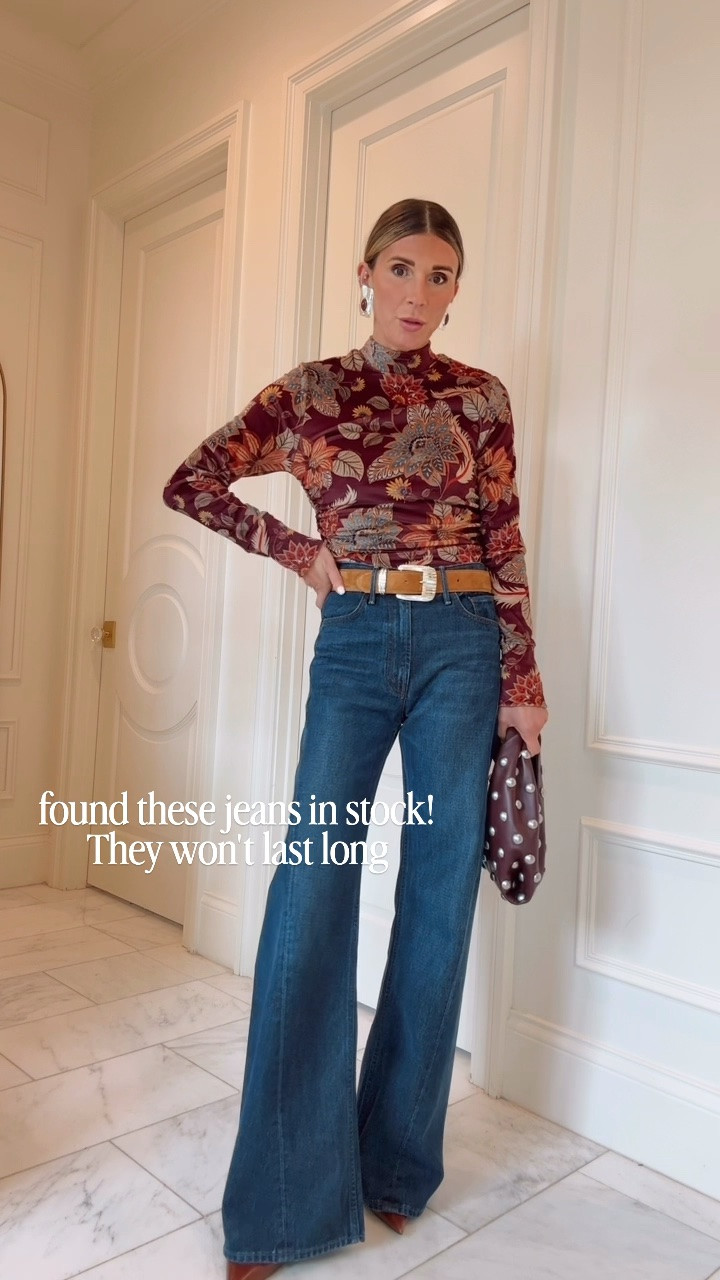 I found these jeans in stock at @Anthropologie! They won’t last long so make sure to grab them now. I’m 5’7 wearing size 24, they run big so size down

#LTKootd #LTKSeasonal