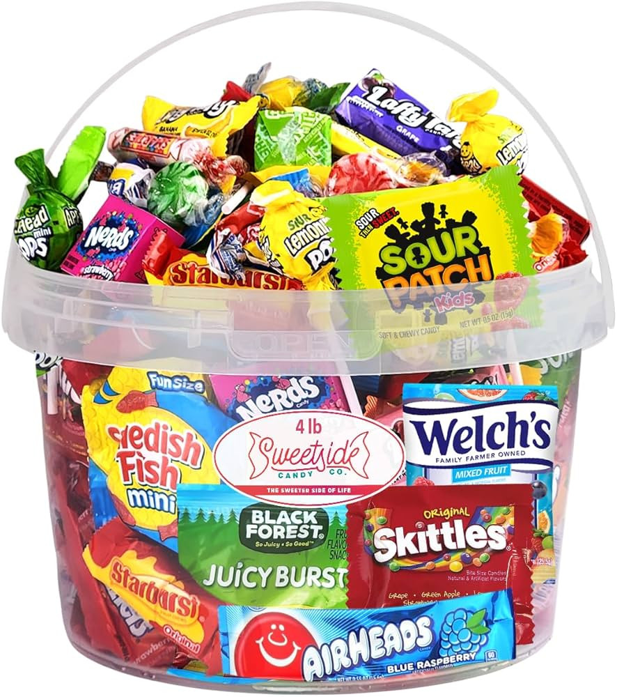 Bulk Candy Variety Pack - Bulk Candy Care Package - Assorted Candy Box - Candy Basket, Candy, Off... | Amazon (US)