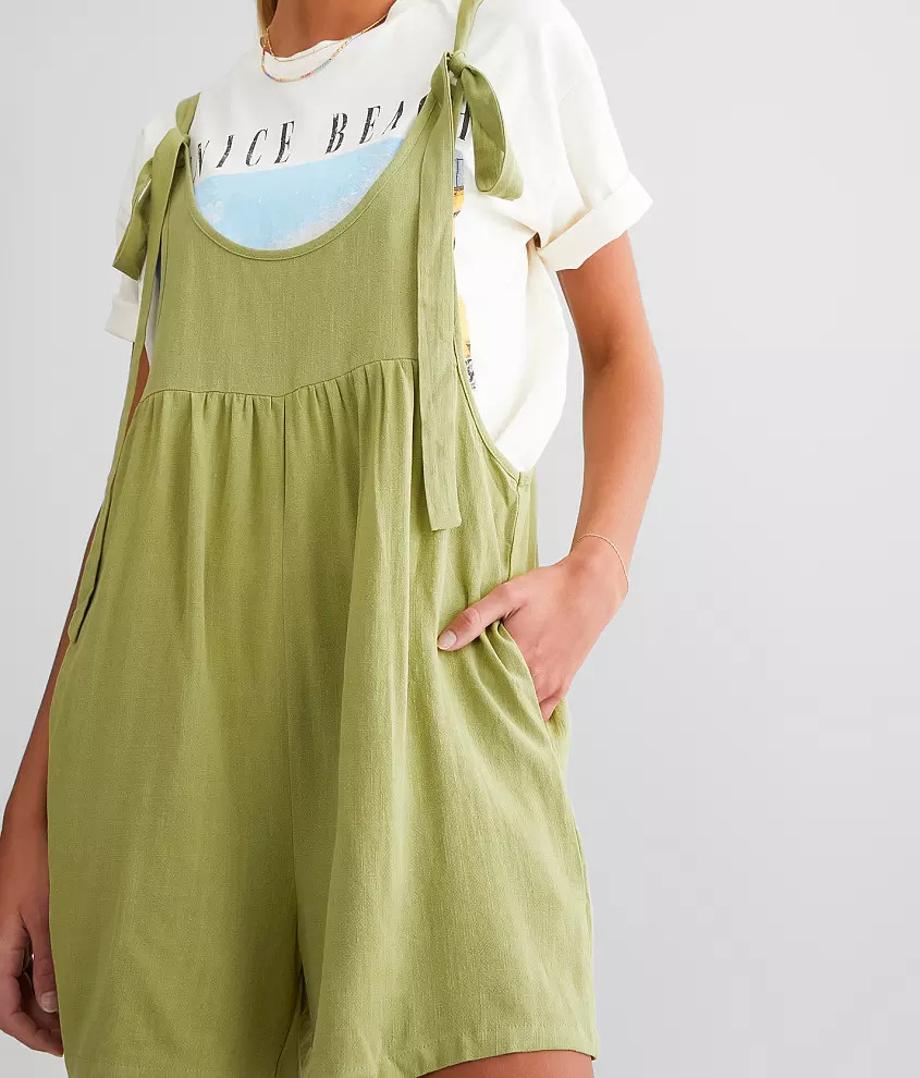Hyfve Scoop Neck Overall Shorts | Buckle