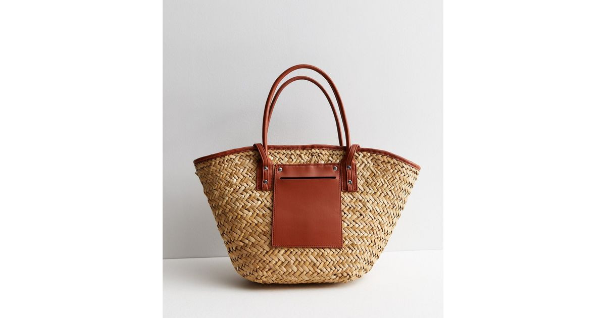 Straw Bucket Tote Bag
						
						Add to Saved Items
						Remove from Saved Items | New Look (UK)