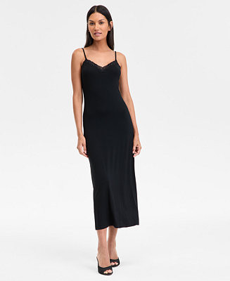 Women's Lace-Trim Knit Nightgown | Macy's