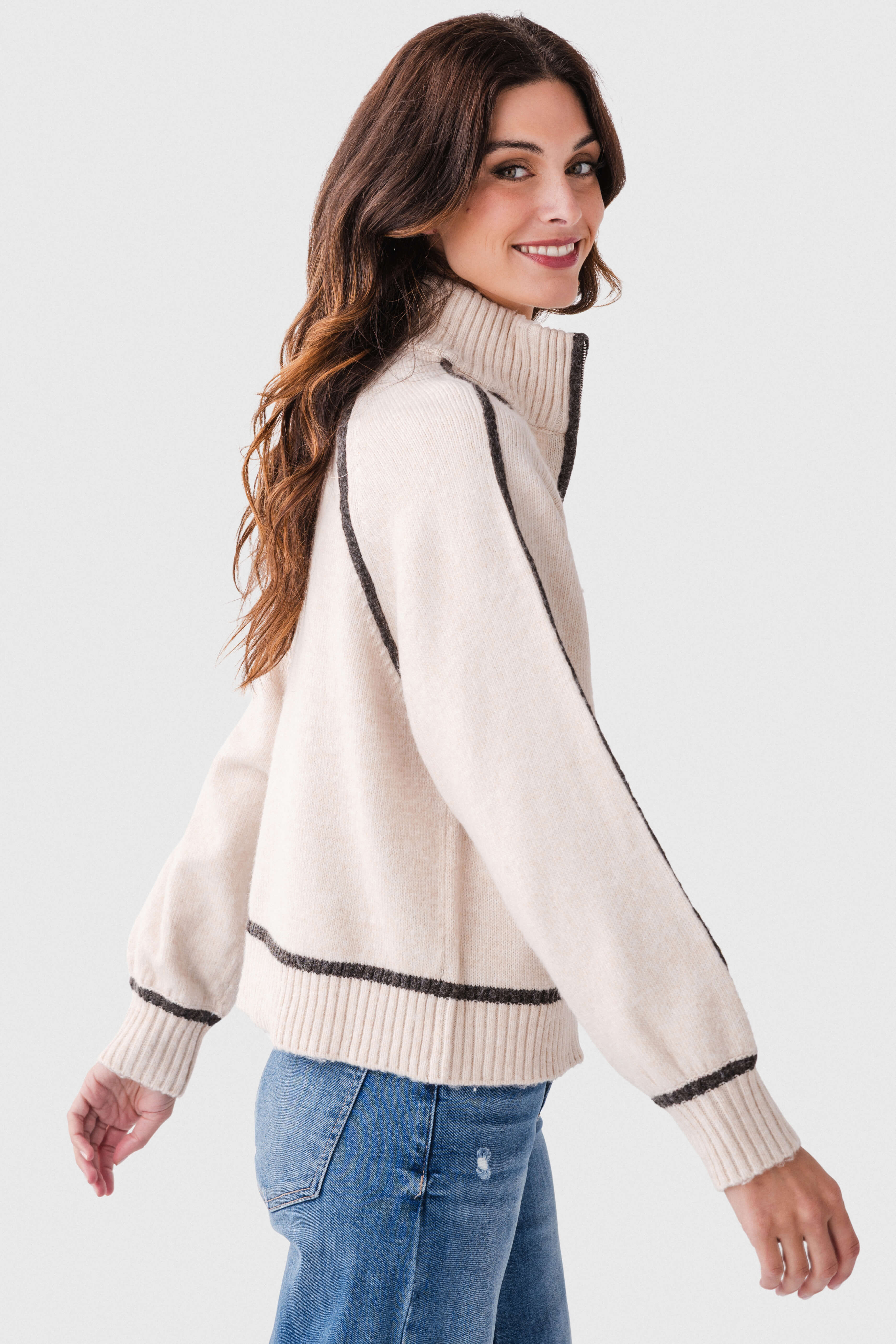 Z Supply Alps Half Zip Sweater | Social Threads