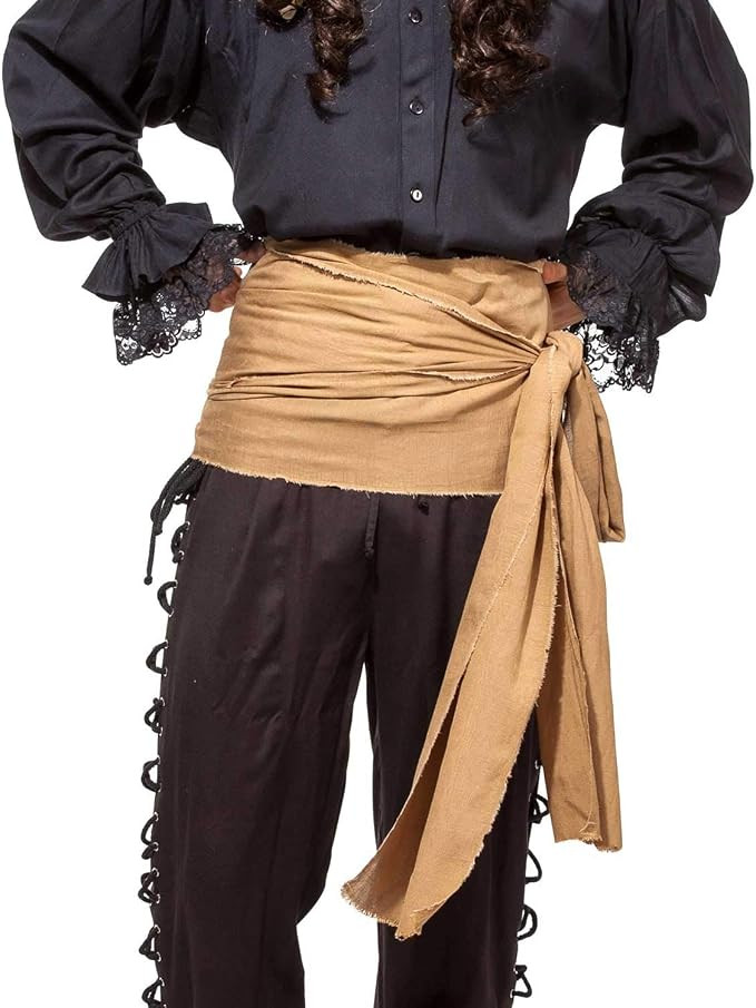 thepiratedressing Pirate Medieval Renaissance Halloween Costume Large Sash | Amazon (US)