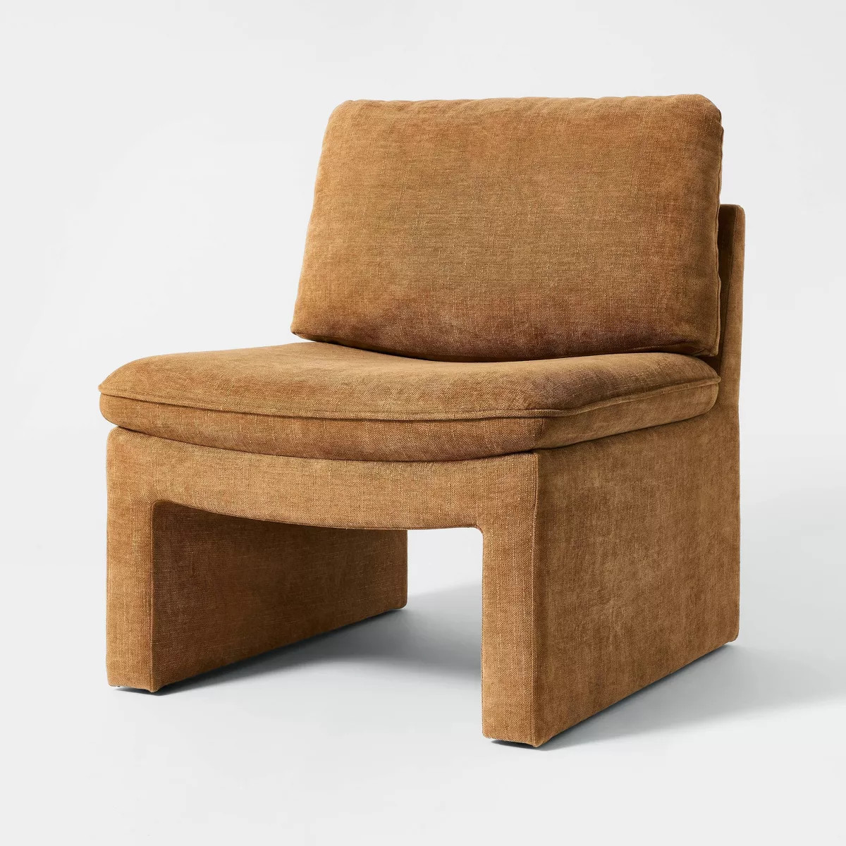 Saddle Seat Slipper Chair Camel - Threshold™ designed with Studio McGee | Target