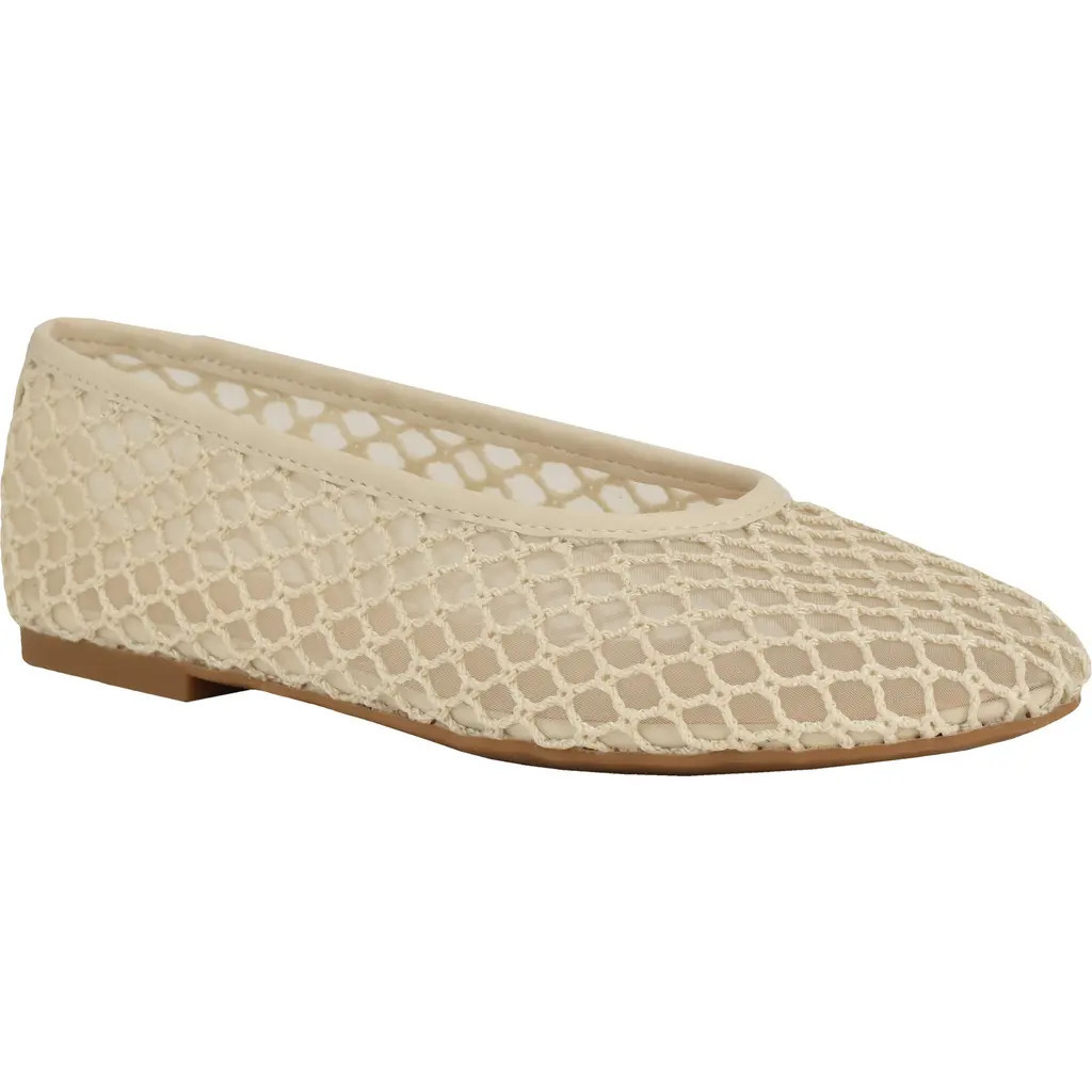 Calvin Klein Delicate Mesh Ballet Flat in Ivory at Nordstrom Rack, Size 7.5 | Nordstrom Rack