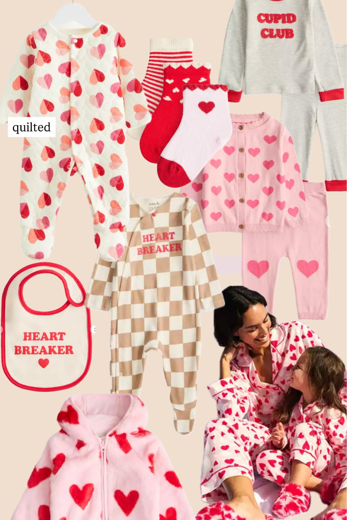 Valentines PJs/nightwear!!! So cute and very affordable. Mummy & mini, family PJs matching 

#LTKeurope #LTKuk #LTKbaby