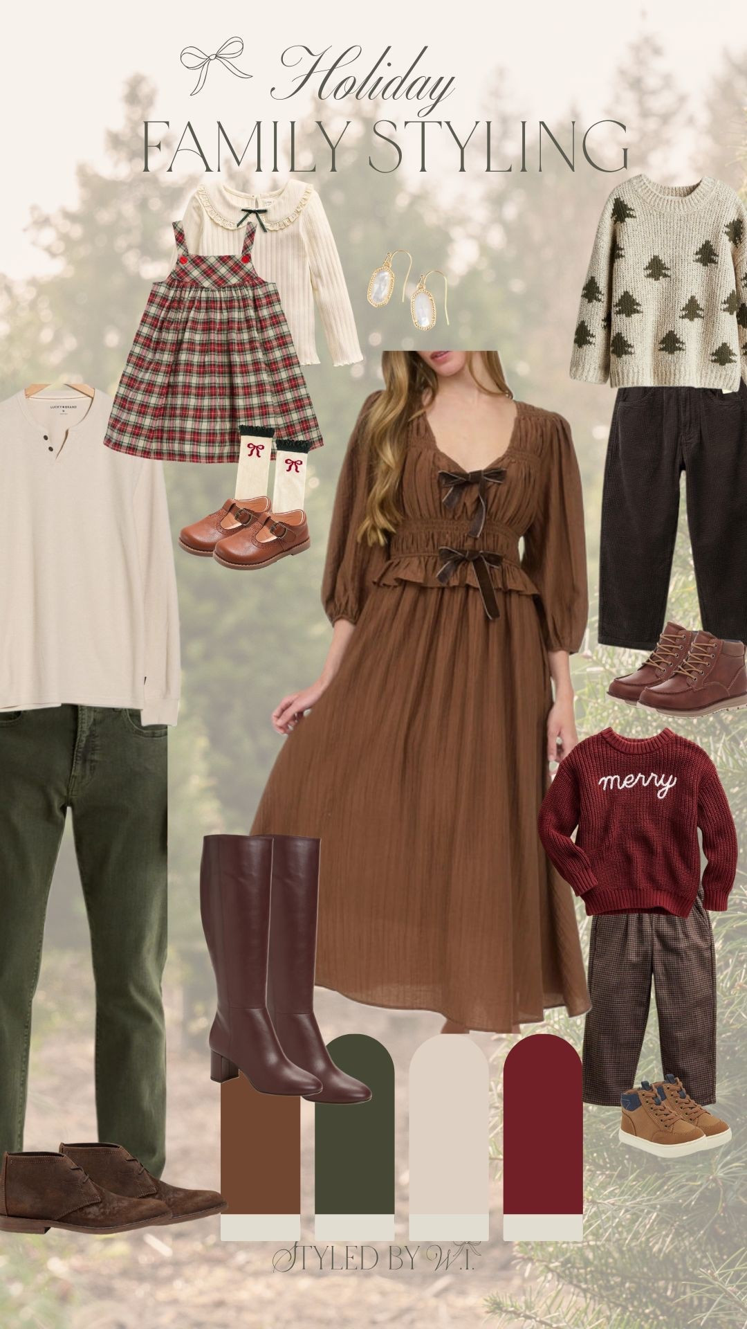 The looks from my own family holiday photos. I absolutely love how these pieces worked together. The right amount of patterns, neutrals, points of interest and delicious textures. 

#LTKHoliday #LTKKids #LTKMidsize