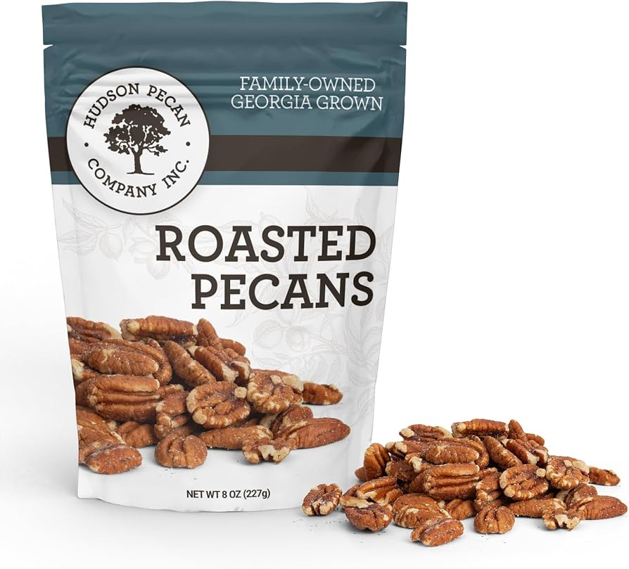 HUDSON PECAN COMPANY Fresh Fancy Roasted Georgia Pecans: Perfectly Salted | Amazon (US)