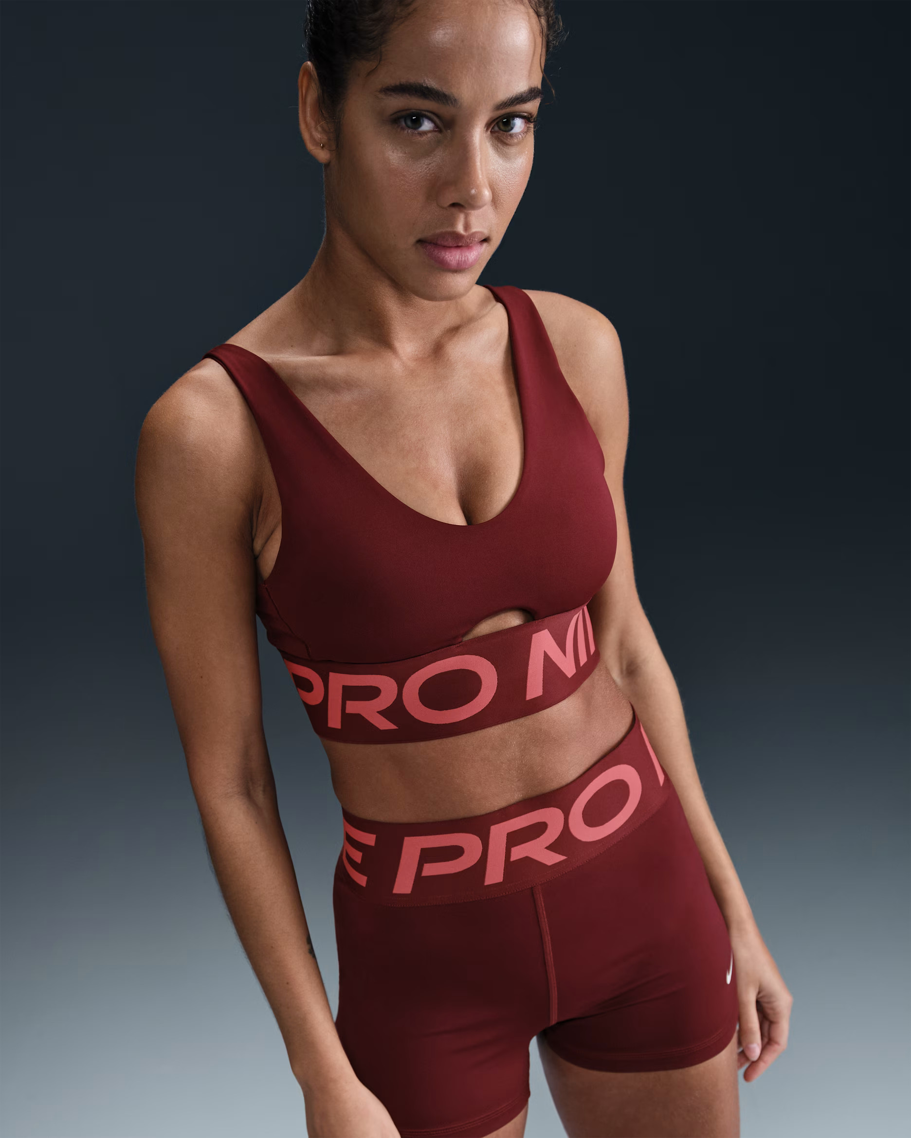 Nike Pro Indy Plunge Women's Medium-Support Padded Sports Bra | Nike (US)