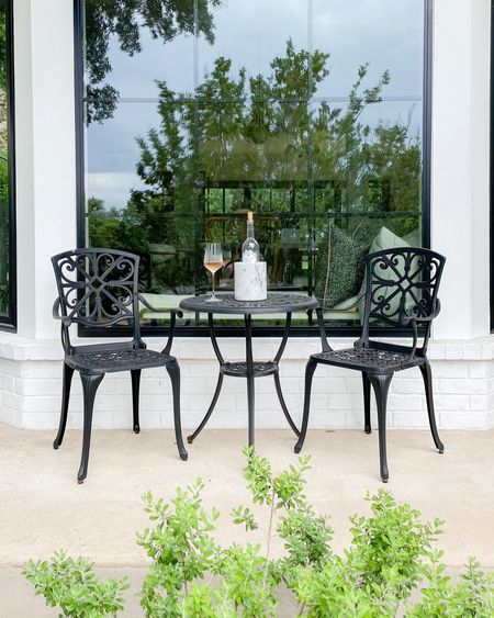 This cute little affordable outdoor bistro set from Walmart is perfect for a front porch! I love the nostalgic garden style, especially against a white home!

#LTKSeasonal #LTKstyletip #LTKhome