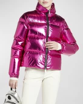 Meuse Metallic Puffer Jacket | Neiman Marcus