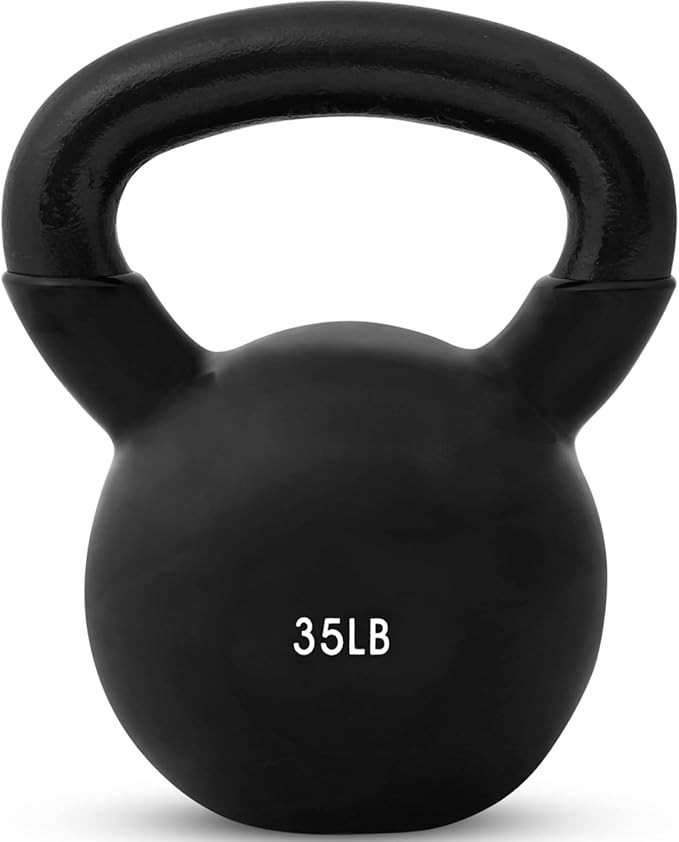 JFIT Kettlebell Weights Vinyl Coated Iron | Amazon (US)