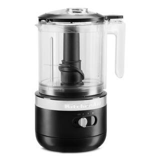 Cordless 5-Cup Black Matte Food Chopper | The Home Depot