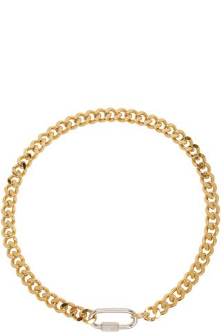 Gold Cuban Link Necklace | SSENSE