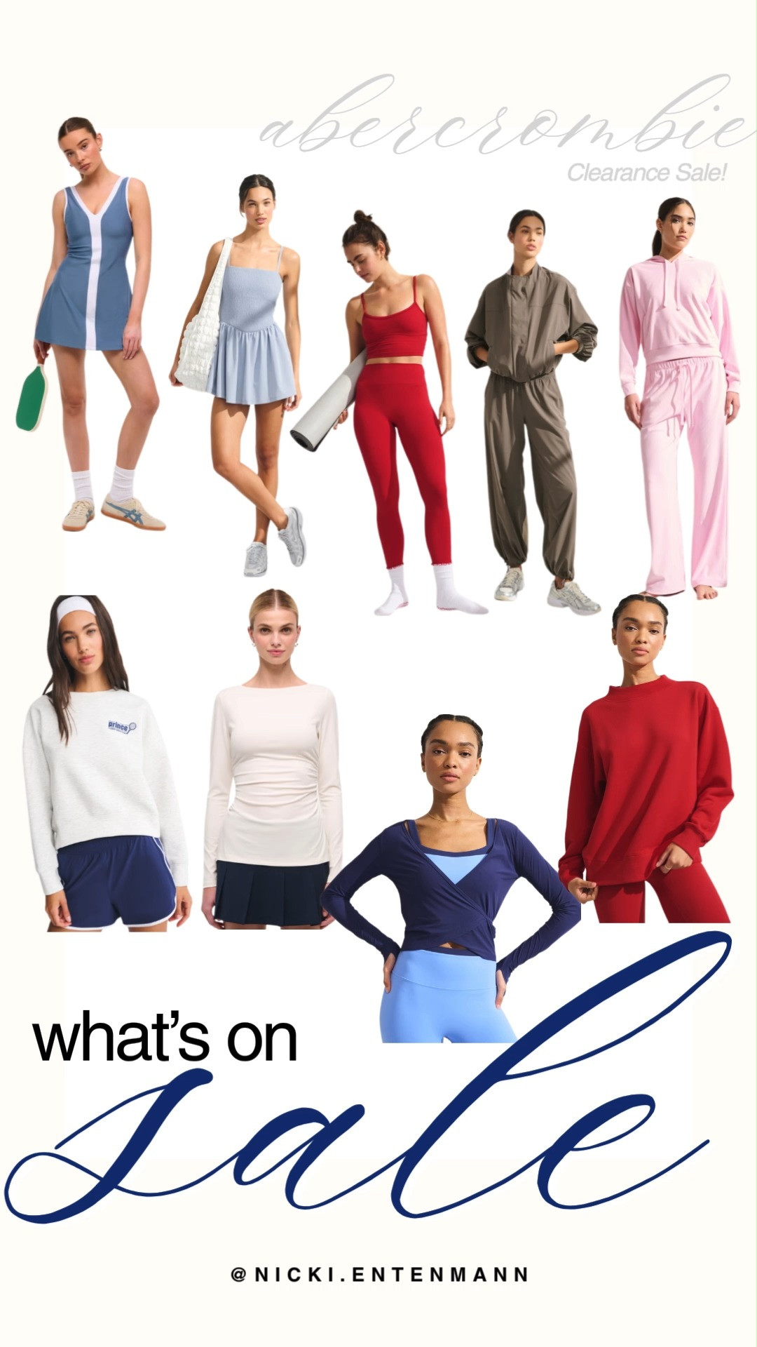 Score incredible savings on activewear and lounge favorites during the Abercrombie Clearance Sale. This collection features ultra-comfortable pieces, including breezy exercise dresses, matching ribbed workout sets, cozy oversized sweatshirts, and relaxed sweatpants. Perfect for upgrading your everyday wardrobe, you will find stylish options in versatile shades of soft pink, dusty blue, bold red, and neutral earth tones.

#abercrombie #abercrombiestyle #salealert #abercrombiehaul #activewear #athleisure #loungewear #casualstyle #everydayoutfit #shoppinghaul 

 #LTKfitnessgoals #LTKActive #LTKSaleAlert