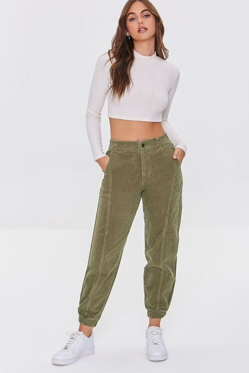 Corduroy Pocket Joggers | Forever 21 (US)