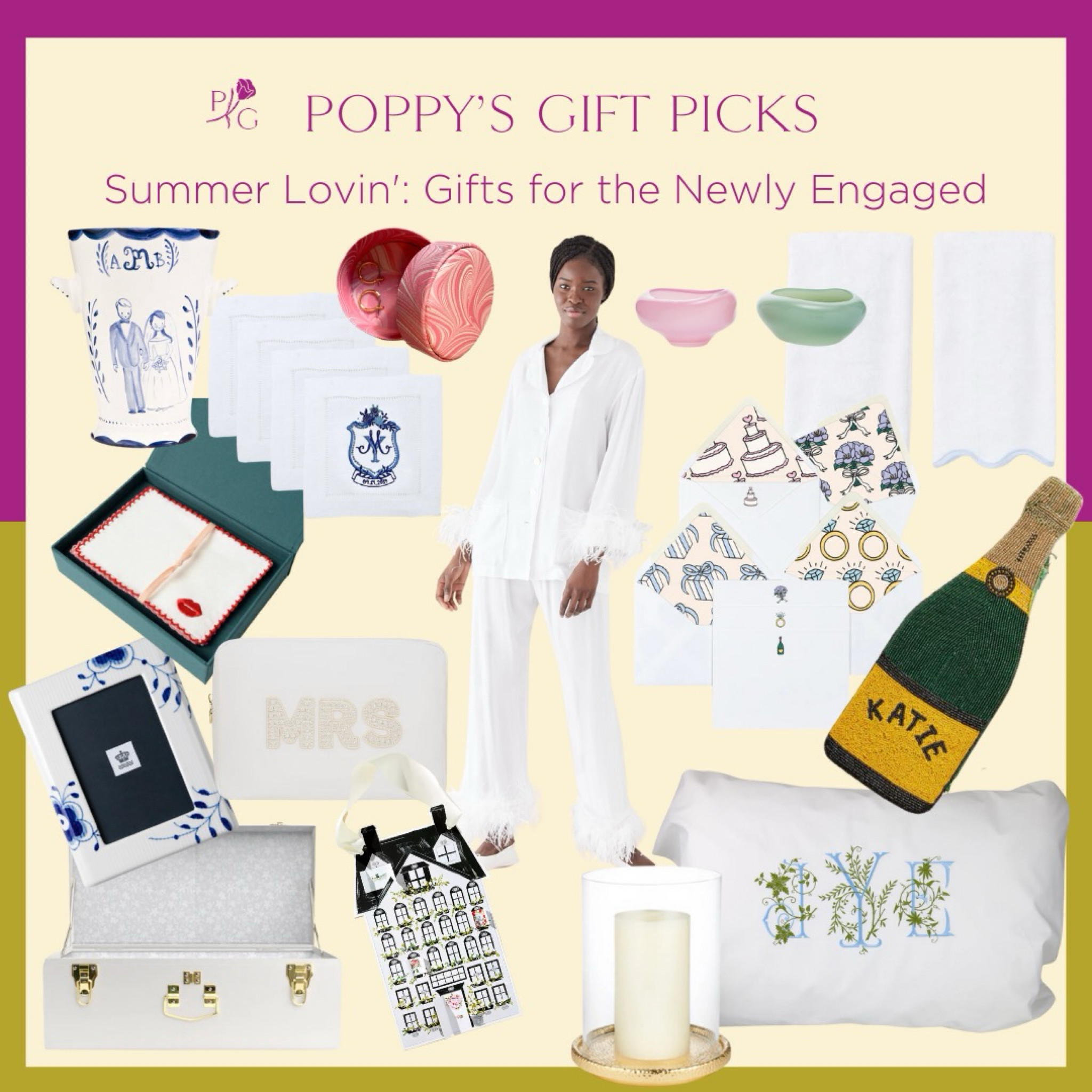 Love is in summer's air! 💍🌸 Celebrate the newly engaged with unexpected gifts that will mark this exciting milestone. It's the perfect way to share in their joy and make their engagement unforgettable!

#easygifts #engagementgifts #giftideas