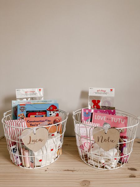 Valentines baskets all ready for my little Valentines! 💘 

#LTKSeasonal #LTKfamily #LTKkids