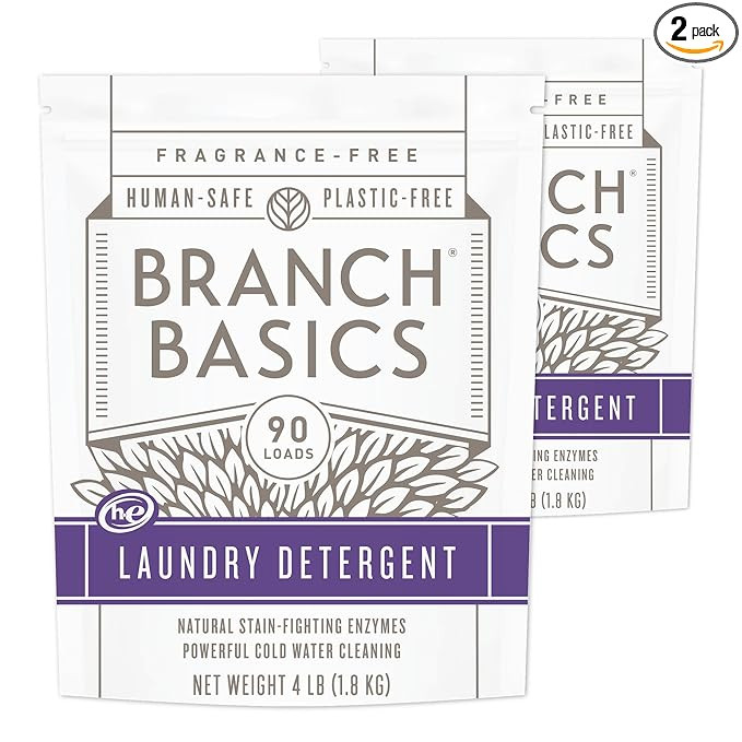 Branch Basics Laundry Detergent – 2 Pack, 4lbs per | Plant & Mineral-Based Formula | Lifts Stai... | Amazon (US)