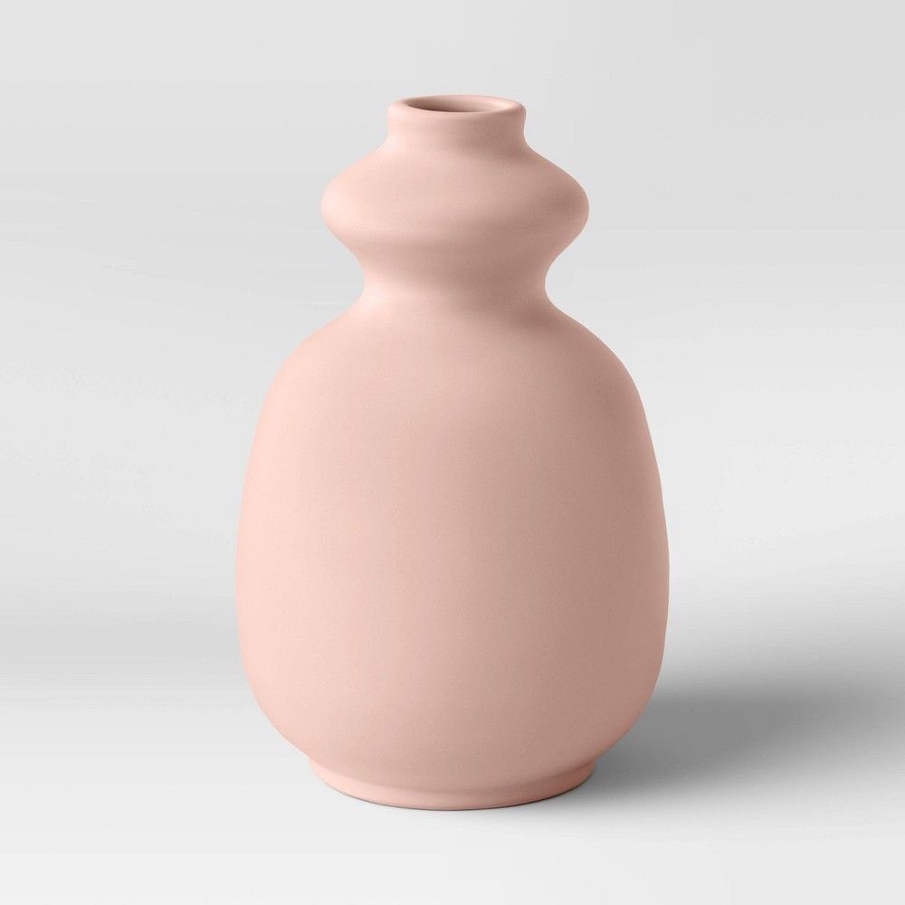 10"" x 6"" Ceramic Stoneware Vase Pink - Opalhouse | Target