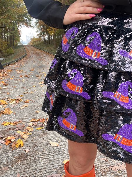 Sequins and witches… oh my! And it’s on sale!  

Halloween outfit ideas / sequin skirt / sale piece 

#LTKHalloween 

#LTKSeasonal #LTKsalealert #LTKstyletip