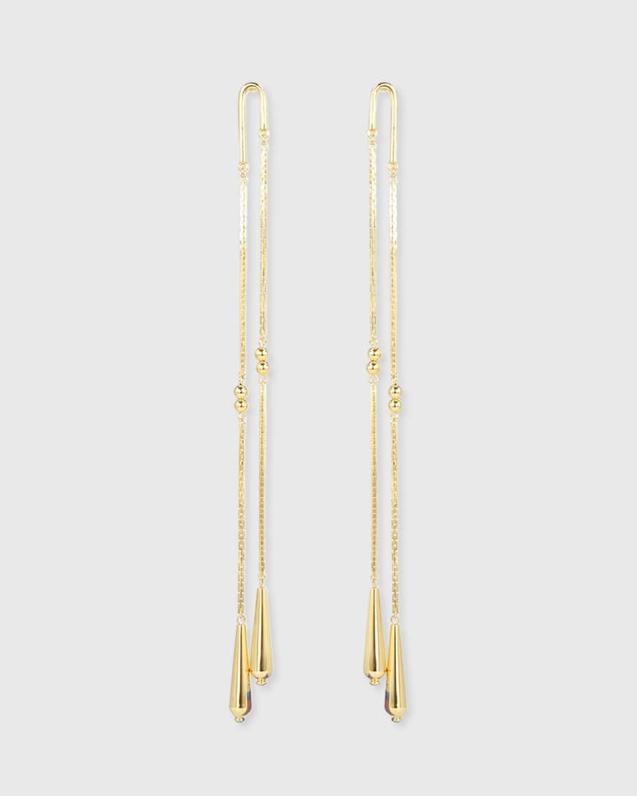 Gold Ball Drop Post Earrings | Neiman Marcus