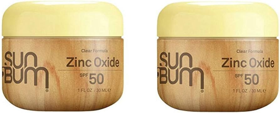 Sun Bum Original Moisturizing Sunscreen Clear Zinc SPF 50 | Vegan and Reef Friendly | Octinoxate ... | Amazon (US)