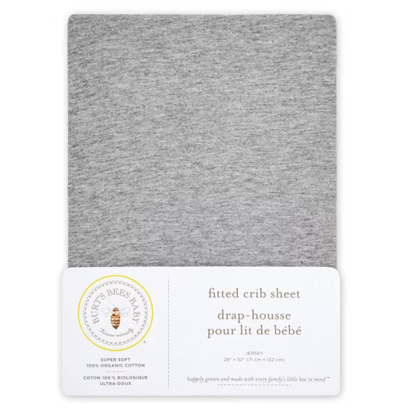 Burt's Bees Baby® Organic Jersey Fitted Crib Sheet | Target