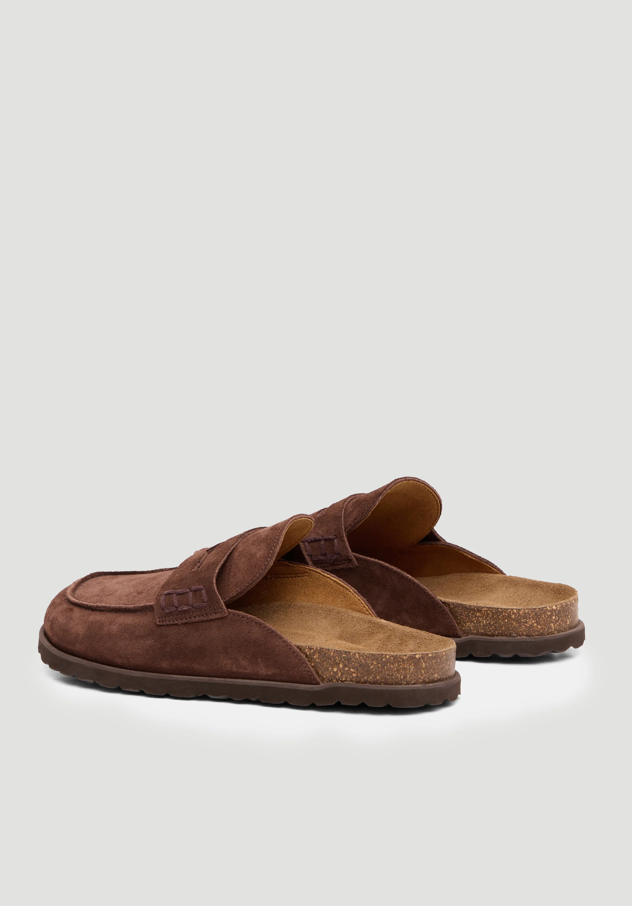 Rune Suede Padded Mules | Hush UK