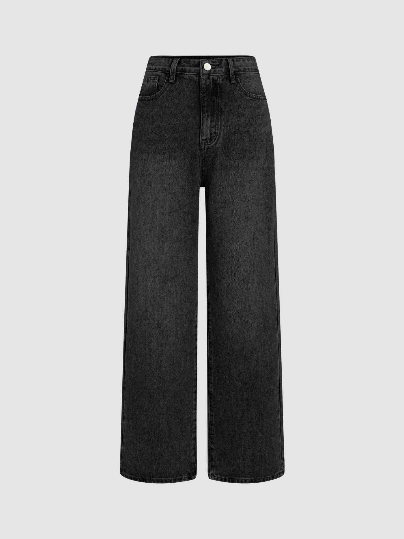 Western Outfits Straight Leg Jeans City Chic Basic & Thermal Denim Honey Denim Mid Rise Solid Str... | Cider