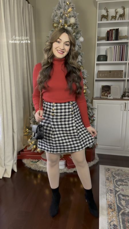 Holiday Outfits Holiday outfits @amazonfashion 🎄❣️ What special occasions are you looking forward to this holiday season? We have a Christmas work party coming up and we are also seeing The Nutcracker later in December. 



holiday outfit inspo, holiday try on haul, holiday fashion, winter fashion, Amazon Fashion, holiday outfits, Christmas party outfit, Christmas dress, green dress, velvet pants, holiday pumps, clutch, dressing up for the holidays,

#LTKSeasonal #LTKHoliday #LTKVideo