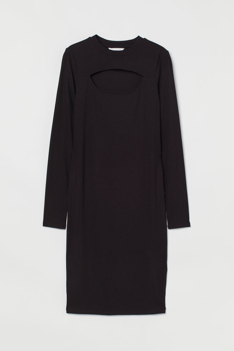 H & M - MAMA Cut-out Dress - Black | H&M (US + CA)