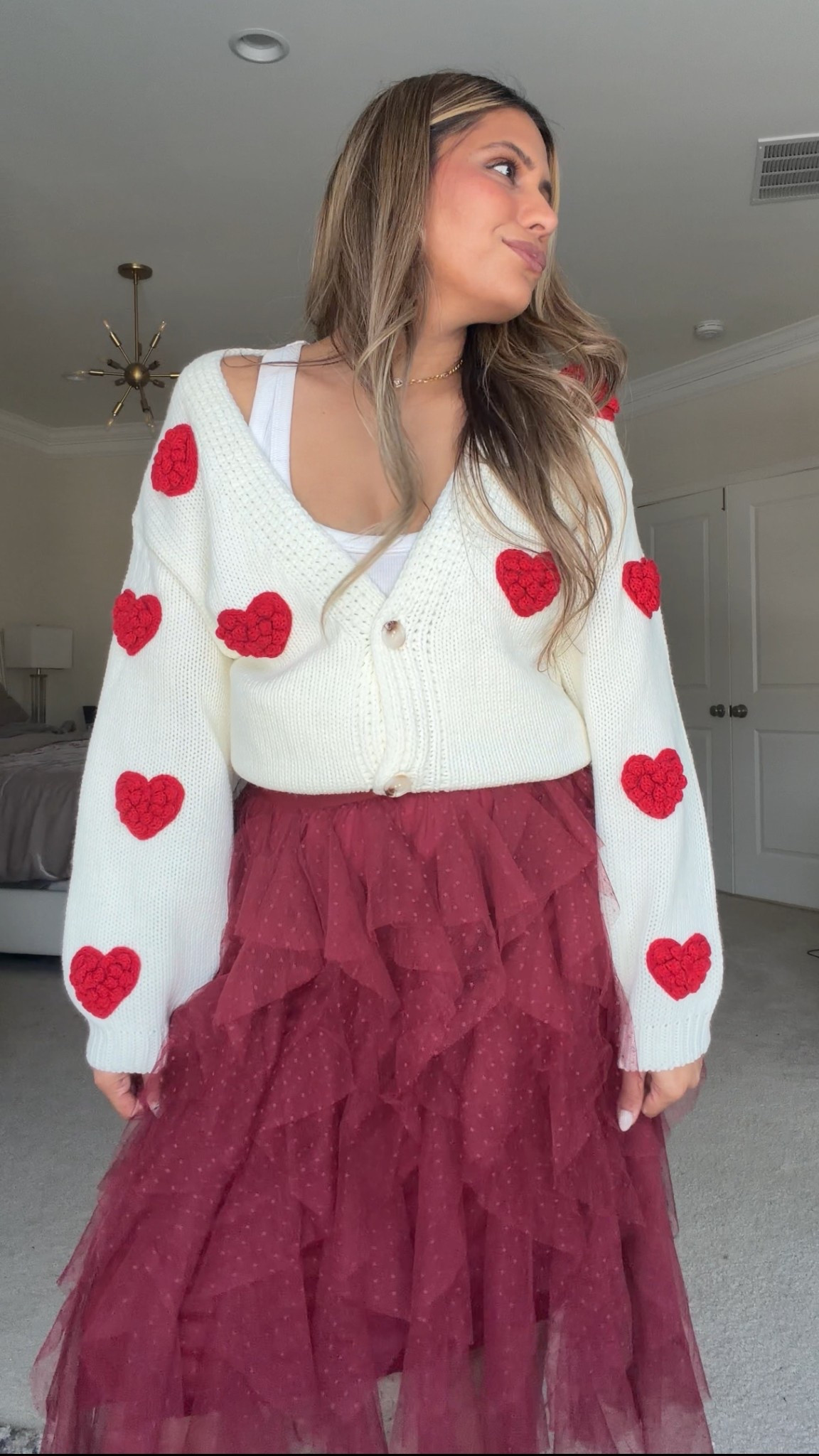 this sweater is so darling ❤️ the crochet hearts are adorable!!! Pair it with jeans or skirt for your casual vday plans! 

#LTKootd #LTKValentine