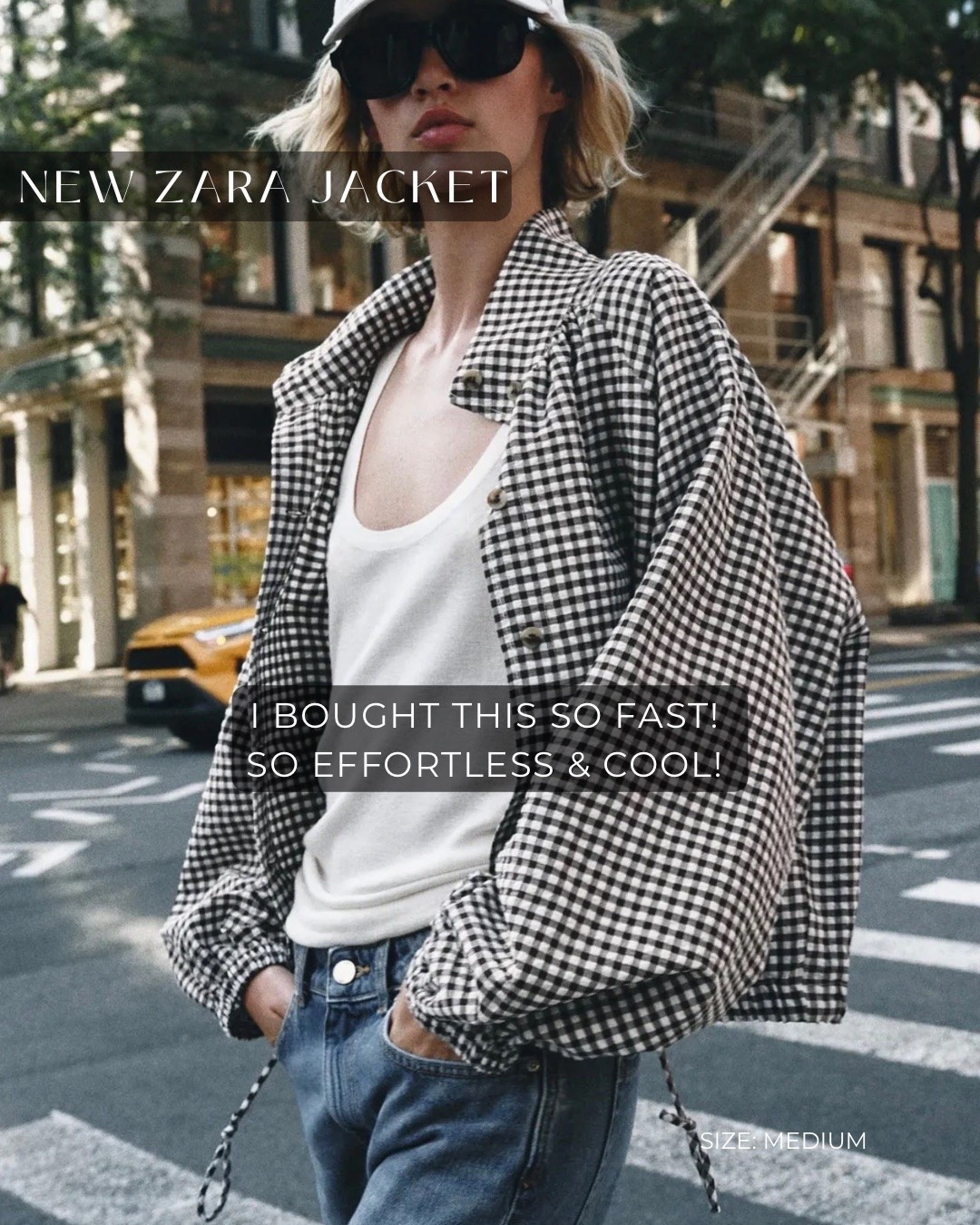 New release jacket from Zara for fall! It’s light weight! Loving the gingham pattern and the relaxed fit!

#LTKootd #LTKOver40 #LTKTall