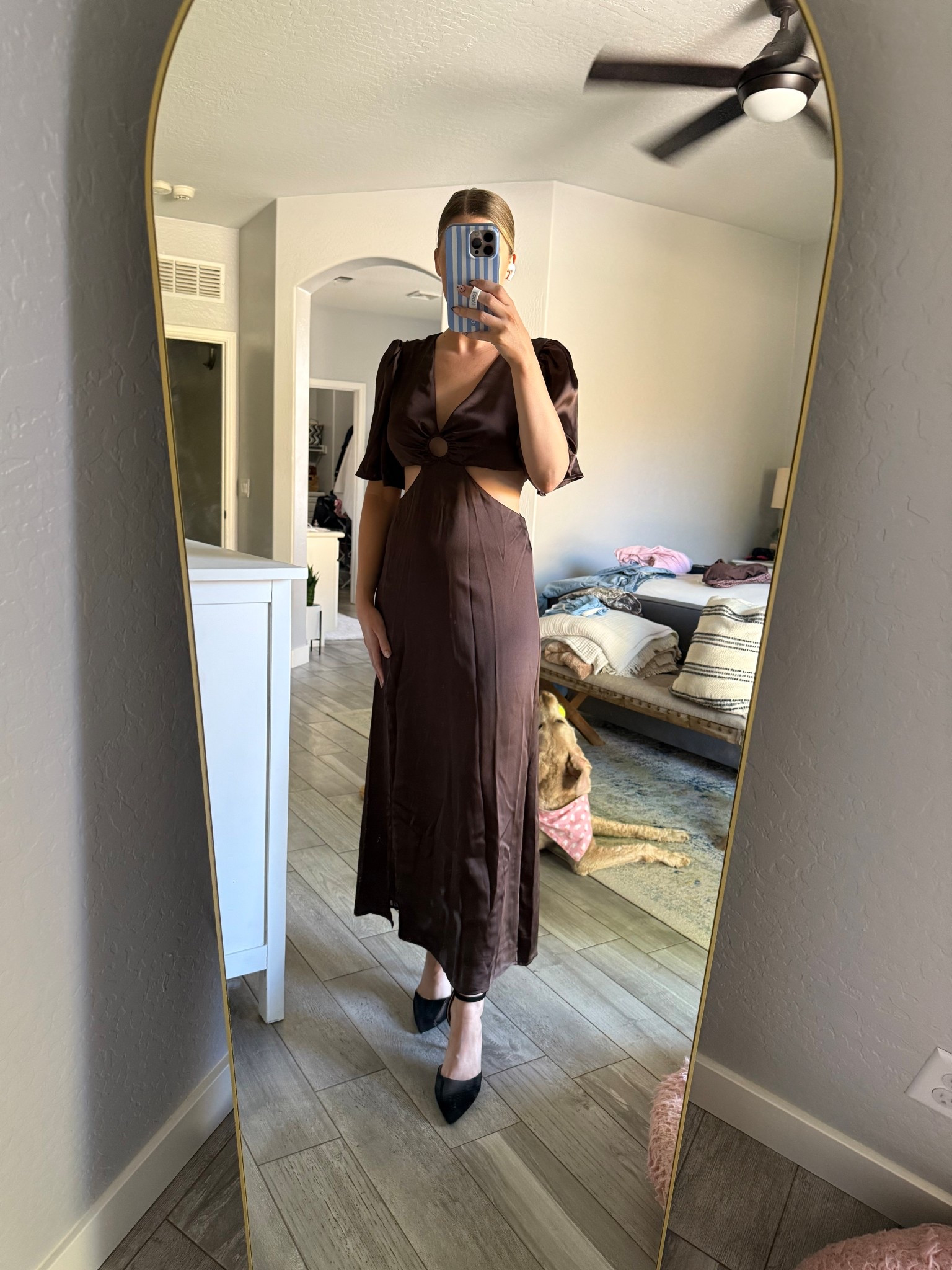 This brown satin dress would be perfect for any date night or fall photo shoot 🤎

#targetstyle #fallfashion

#LTKStyleTip #LTKSeasonal