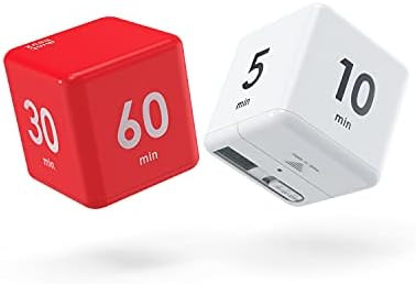 Minthouz Cube Timer, 2 Pieces Kitchen Timer 2.6 Inch Gravity Sensor Flip Digital Timer for Time M... | Amazon (US)