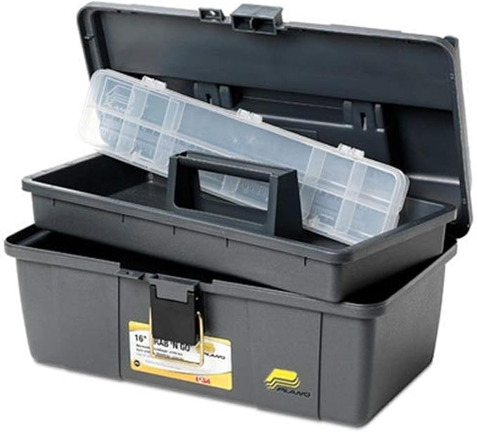 Plano 452-006 Grab-N-Go 16-Inch Tool Box with Tray | Amazon (US)
