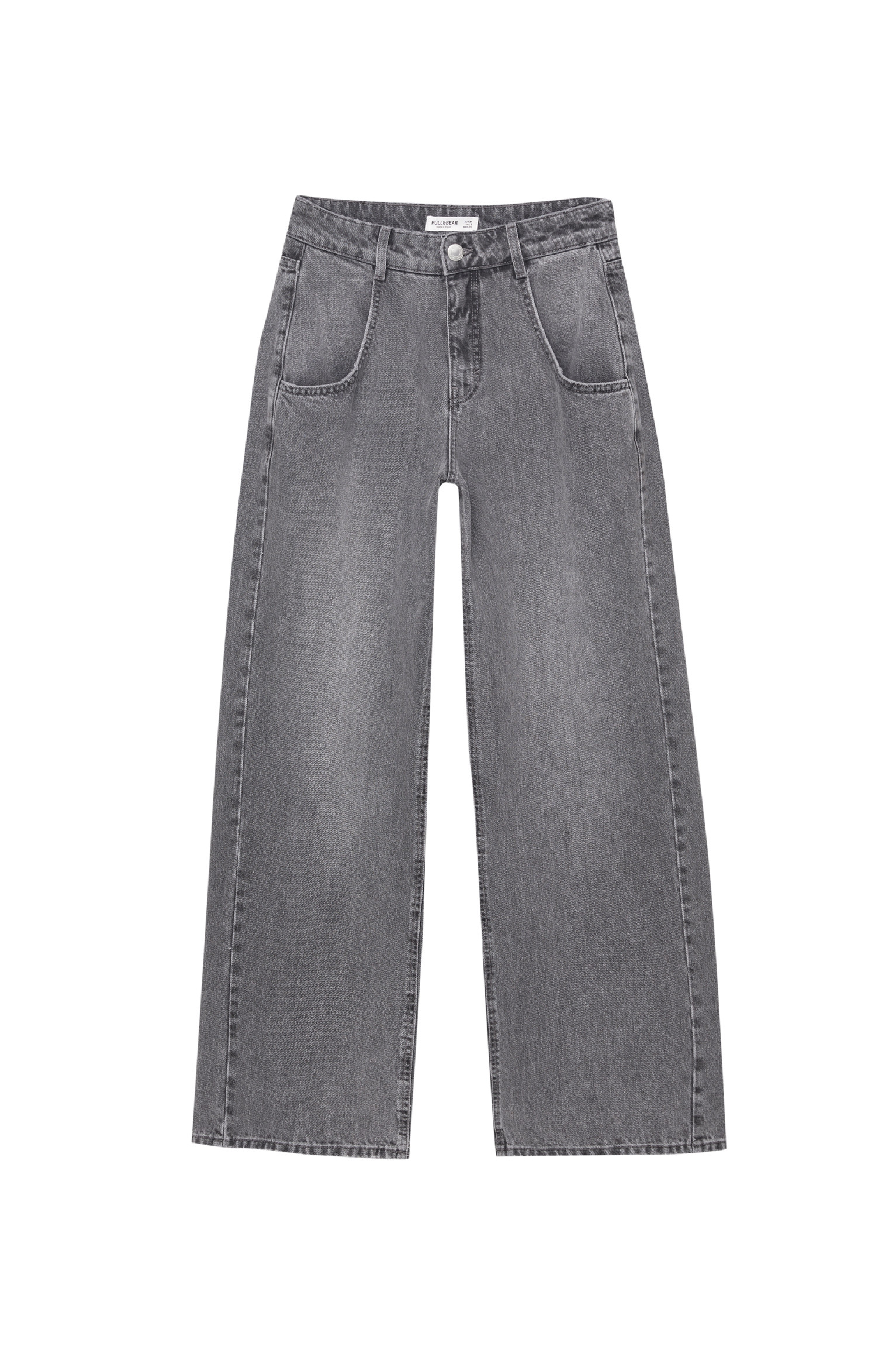 Mid-rise loose fit baggy jeans | PULL and BEAR UK