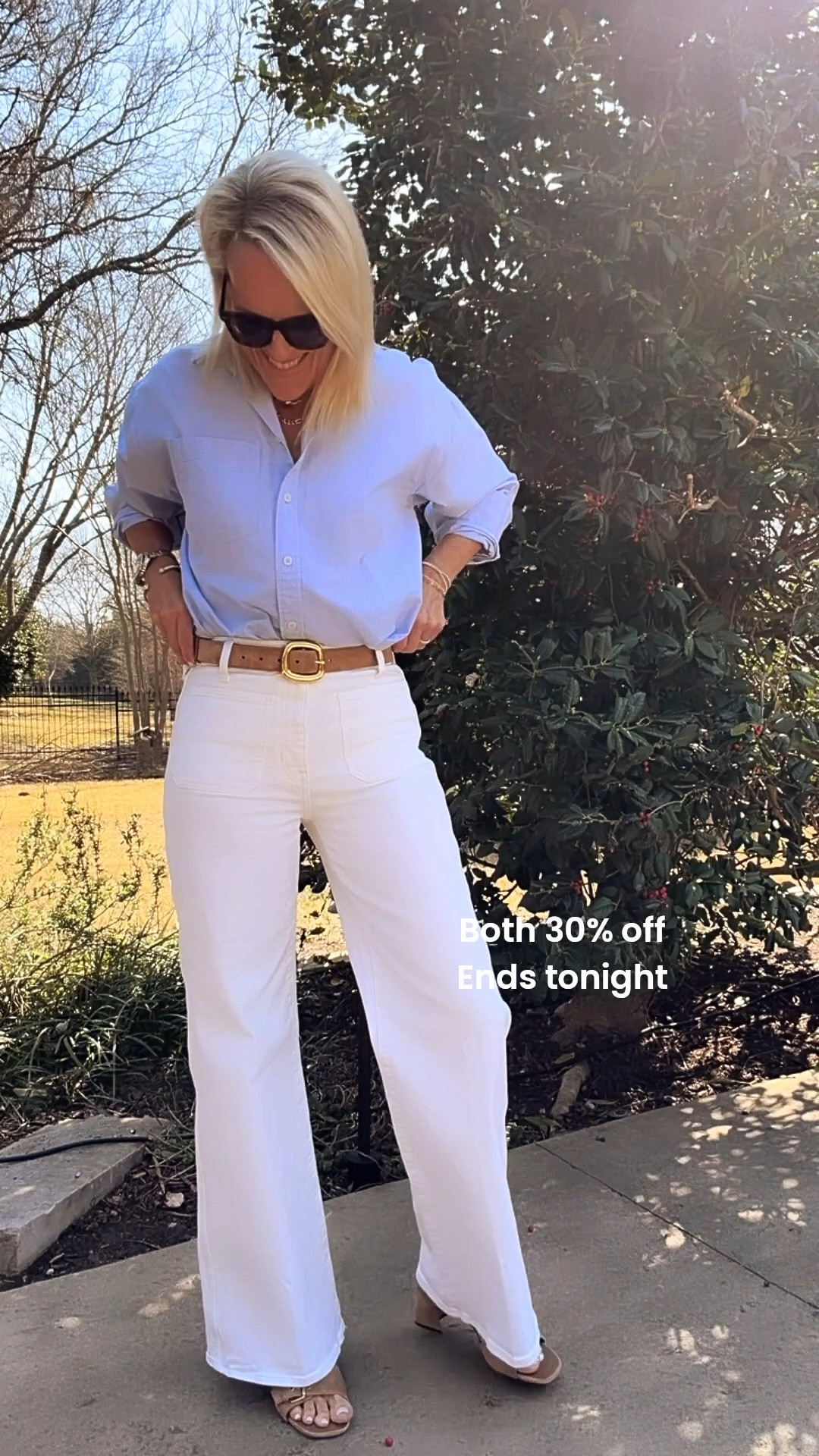 Staples for my closet 
Both 30% off ends tonight

Denim - TTS
Too - oversized. I sized down to XS 

@jcrew ￼

#LTKdayinmylife #LTKOver40 #LTKSaleAlert