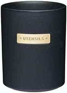 Master Class MasterClass Stoneware and Brass Effect Kitchen Utensil Holder, 11.8 x 11.8 x 15.2 cm... | Amazon (US)