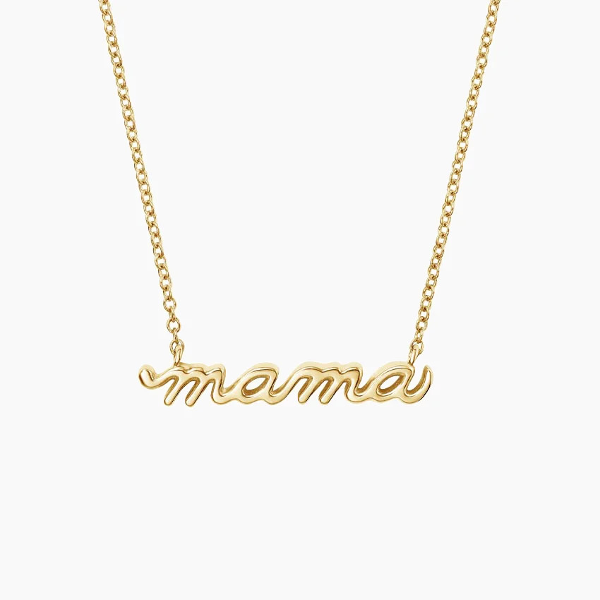 Mama Pendant in 14K Yellow Gold | Brilliant Earth