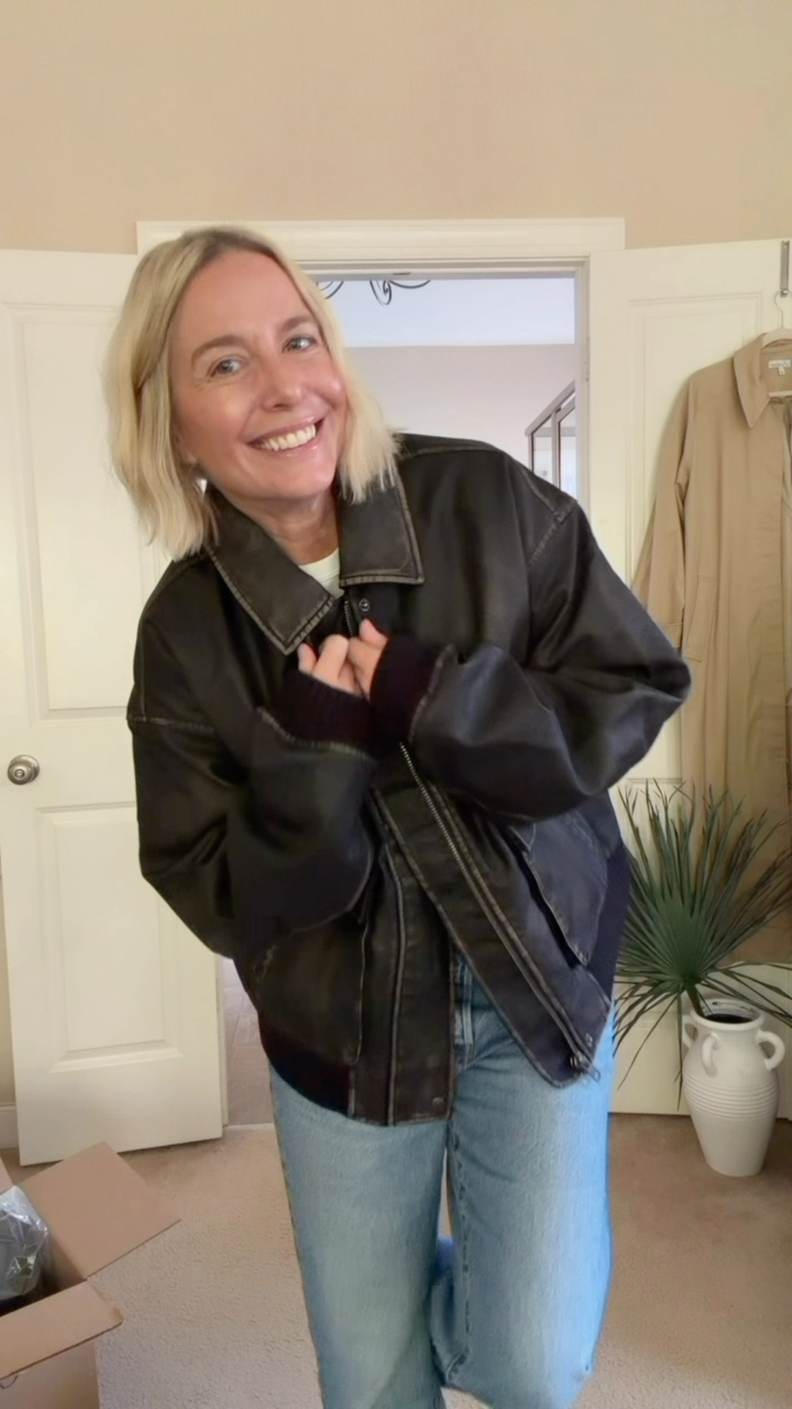 I’m in a men’s medium 🤎 Recycled vegan leather & it’s 20% off right now  

#LTKSeasonal #LTKSaleAlert #LTKStyleTip