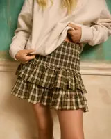 AE High-Waisted Crochet Mini Skirt | Aerie