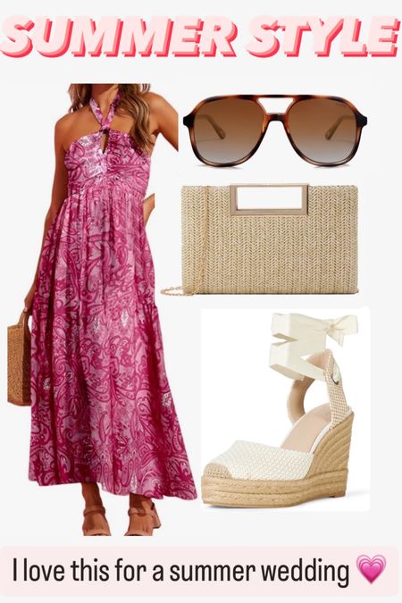 It’s giving me summer wedding guest vibes. Everything here is under $120. #amazon 

#LTKStyleTip