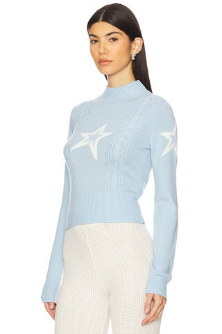 Cable Sweater in Bluebird Blue | Revolve Clothing (Global)