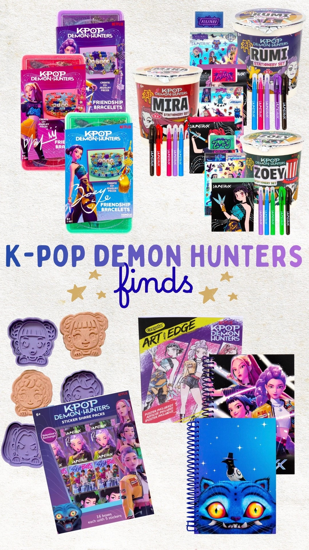K-pop demon hunters gifts 🎤👩🏻‍🎤💜 

#LTKKids #LTKValentine #LTKmomlife