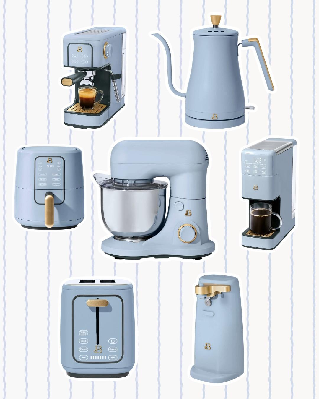 The Beautiful collection designed by Drew Barrymore for Walmart just released a new Cornflower Blue colorway - there are endless appliances and most are less than $50

This should be on everyone’s holiday wishlist and would be a great gift ideas! 

#LTKFindsUnder50 #LTKHome #LTKSaleAlert