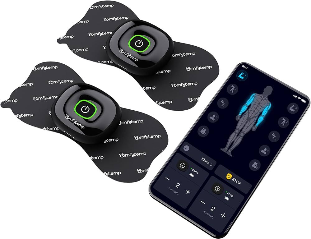 Comfytemp Wireless TENS Unit Muscle Stimulator with APP, Smart Dual Host TENS Machine for Pain Ma... | Amazon (US)