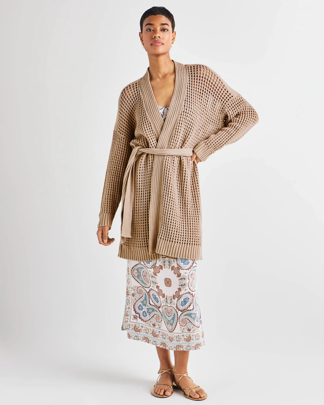 Joyce Open Knit Cardigan | Splendid
