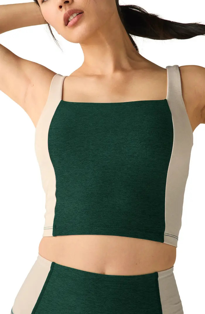 Vitality Space Dye Colorblock Crop Tank | Nordstrom